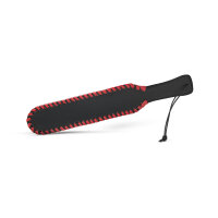 Verspieltes BDSM Paddel aus Leder, mit Schlaufe,...