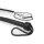 Reizvolle BDSM Peitsche Bullwhip Gerte aus Leder, mit Crocker