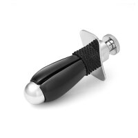Reizvoller Analplug aus Aluminium abschließbar mit...