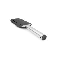 Verlockendes SM Paddel aus Leder, mit Edelstahlgriff