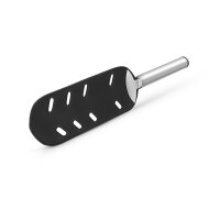 Verlockendes SM Paddel aus Leder, mit Edelstahlgriff