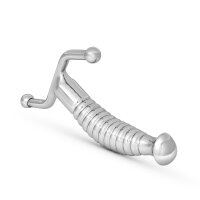 Stainless steel anal prostate stimulator