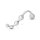Prostate stimulator anal dildo with 5 balls