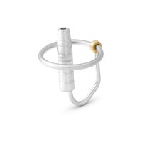 Dilator / princes sceptre made of brushed stainless steel, in various sizes