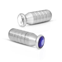 Eleganter Edelstahl-Analplug mit Schmuckstein aus...
