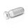 Eleganter Edelstahl-Analplug mit Schmuckstein aus Edelstahl in verschiedenen Varianten