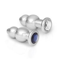 Lustvoller Analplug aus Edelstahl in verschiedenen Farben...