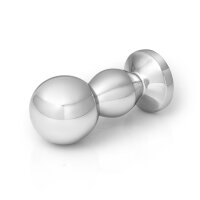 Erregend und massiver Analplug aus medizinischem Stahl,...