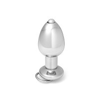 Hochwertiger Edelstahl-Analplug mit Verschluss und Schraubgewinde, in verschiedenen Durchmesser