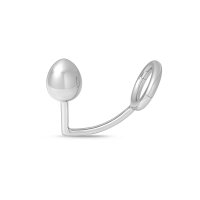 Sinnlicher Cockring, teilbar mit massiver Anal Kegel aus...