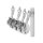 Premium Pinwheel Multi Set with 1, 2, 3, 5 rollers Nerve wheel Pinwheel