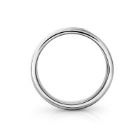 Exclusive stainless steel cockring, with grooves, Ø 35 to 55 mm