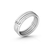 Exklusiver Edelstahl-Cockring, mit Rillen, &Oslash; 35...