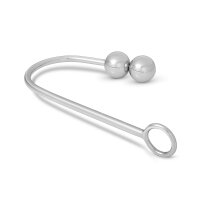 Bondage anal hook with 2 unscrewable balls