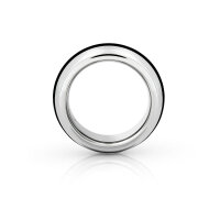 Besonderer Cockring mit Silikoneinsatz, aus Edelstahl, Ø 35 bis 55 mm