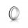 Besonderer Cockring mit Silikoneinsatz, aus Edelstahl, Ø 35 bis 55 mm