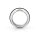 Besonderer Cockring mit Silikoneinsatz, aus Edelstahl, Ø 35 bis 55 mm