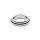 Besonderer Cockring mit Silikoneinsatz, aus Edelstahl, Ø 35 bis 55 mm