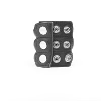 Exciting leather penis weight in black, 390g