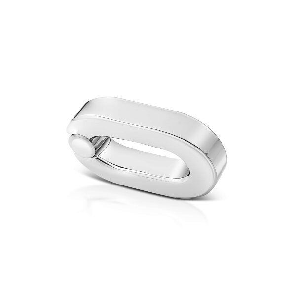Oval cockring penis ring stainless steel ball stretcher testicle ring CBT testicle weight