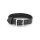 Leder BDSM Halsband mit O-Ring, schwarz, passend für Halsumfang von 300 bis 450 mm