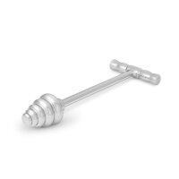 Anal plug " Twister " with handle