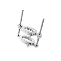 CBT Ovaler Ballstretcher aus Edelstahl, 760 g, 50 x 27 mm