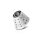 Ovaler CBT Ballstretcher mit 38 verstellbaren Spikes, aus Edelstahl, Ø 44 mm, 370 g