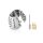 Oval CBT ball stretcher with 38 adjustable spikes, stainless steel, Ø 44 mm, 370 g