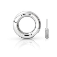 Divisible stainless steel donut cockring, Ø 30 to 55 mm