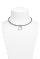 Bewegliches BDSM Halsband mit O-Ring