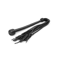 Exciting BDSM strap whip made of leather, with nine...