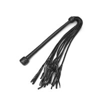 Exciting BDSM strap whip made of leather, with nine...