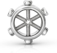 Massiver Edelstahl Eichelring Hodenring mit 6 Spikes
