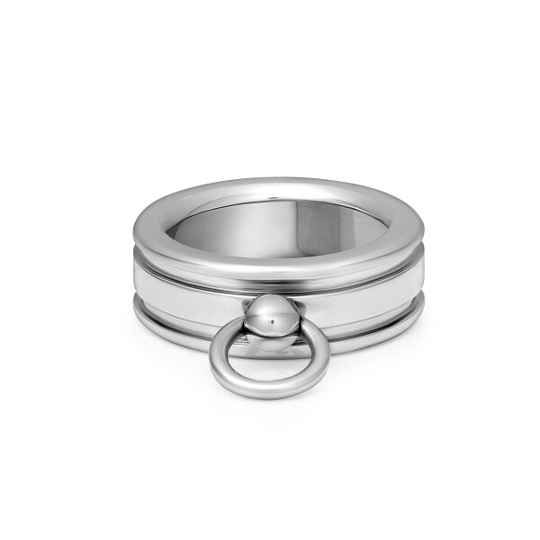Massiver Ring der O Fingerring, Sklavenring, mit Design