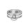 Massiver Ring der O Fingerring, Sklavenring, mit Design