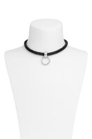 Designer- Lederhalsband BDSM, mit O-Ring