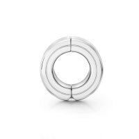 Solid ball stretcher testicle weight with folding hinge