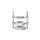 Stainless steel ball stretcher system, Ø 50 x 27 mm