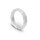 Solid glans ring made of brushed stainless steel with decorations