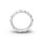 Solid glans ring made of brushed stainless steel with decorations