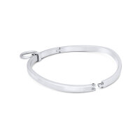 Ergonomisches BDSM Halsband Edelstahl mit abnehmbaren O-Ring