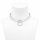 Ergonomisches BDSM Halsband Edelstahl mit abnehmbaren O-Ring