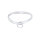 Ergonomisches BDSM Halsband Edelstahl mit abnehmbaren O-Ring