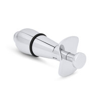 Abschlie&szlig;barer Keuschheit Plug aus Edelstahl mit...