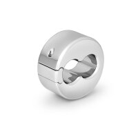 Double testicle weight stainless steel ball stretcher