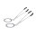 Einstellbare Nippelklemmen Set aus Metall