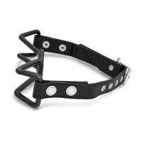 Mouth gag Spider mouth gag with O-ring leather gag