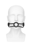 Mouth gag Spider mouth gag with O-ring leather gag