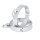 Premium stainless steel ankle cuffs with chain